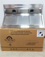 New Forno 48" Stainless Steel Range Hood,