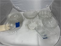 16 Pcs Glassware - Pedestal Dish - Bowls
