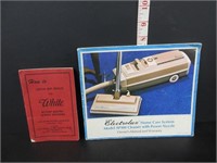 1970'S ELECTROLUX VACCUM OWNERS MANUAL ETC.,