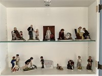 12 Norman Rockwell Collectable Figurines