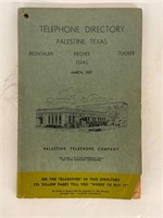 1957 Palestine Tx. Telephone Directory