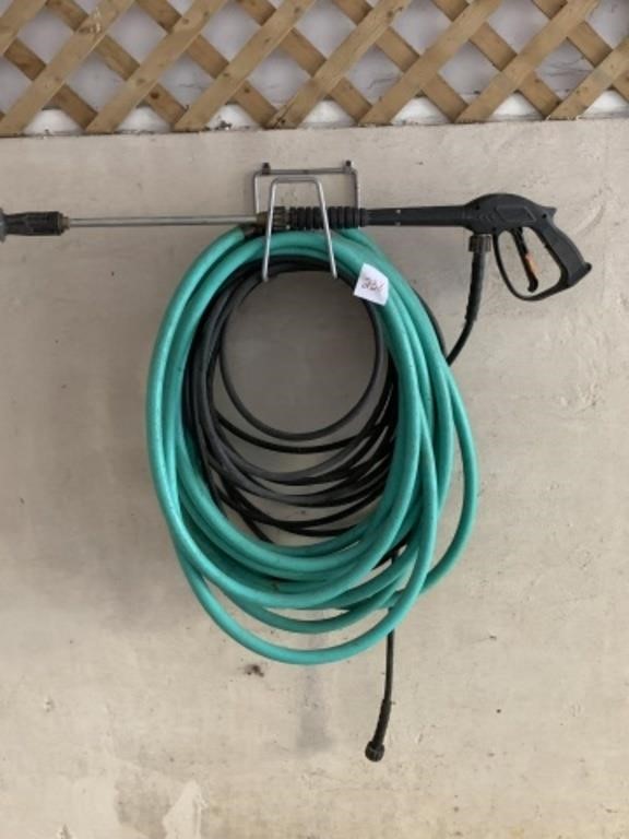 Power washer sprayer and hose