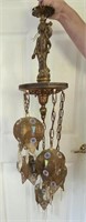 Ornate Hanging Light W/ Cherub