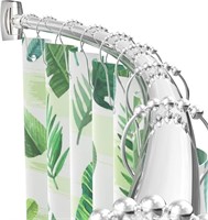 PrettyHome Adjustable Curved Shower Rod