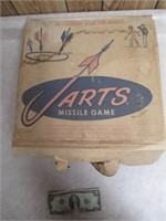 Vintage Jarts Missile Game in Box - Parts &