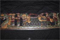 INDONESIAN CARVING 39" X 10.5"