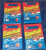 4  1989 Donruss Baseball Packs