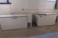 2 Large Chest Freezers