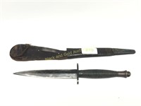 British Commando Dagger with Scabbard