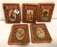 4 Minature 1905 Fairy Tales from Grimm Books