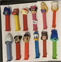 12 Pez Candy Dispensers (no candies)