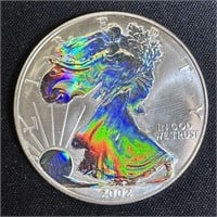 2002 American Silver Eagle - Holographic