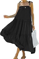 ($44) Women’s summer beach maxi dress,S