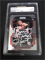 2022 PRIZM WWE BRET HITMAN HART AUTOGRAPH