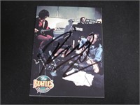 1993 THE BEATLES RINGO STARR SIGNED CARD COA