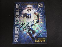 2019 DONRUSS EZEKIEL ELLIOTT AUTOGRAPH COA