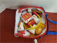 BAG OF VINTAGE MCDONALDS PLAY SET