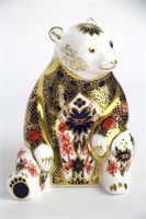 ROYAL CROWN DERBY PAPERWEIGHT "BEAR"