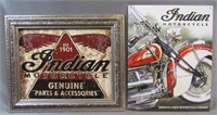 Indian Motorcycles Tin Signs