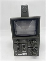 Vintage 1970s Mobile Panasonic Black & White TV