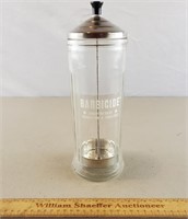 Vintage Barbicide Jar