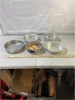 Springform pan and 3 round pans