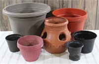 Assorted Lot of Flower Pots