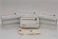 WINCHESTER  9MM LUGER  AMMO  50 RND  7 BOXES