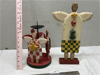 Signed Wooden Angels