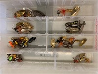 34 organized Panther Martins spinners (case damage