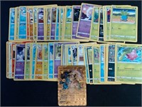 50+ Pokemon Cards Lot With Gold Foil