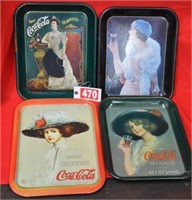 Vintage Coca-Cola trays