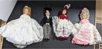 4 Vintage Dolls