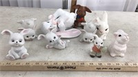 Rabbit Figurine Lot