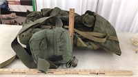 Back pack w/ canteen & frame