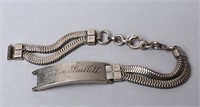 Sterling Silver Personalized Men's Bracelet