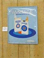 1982 Advertising Sign - Vantage Cigarettes by R.