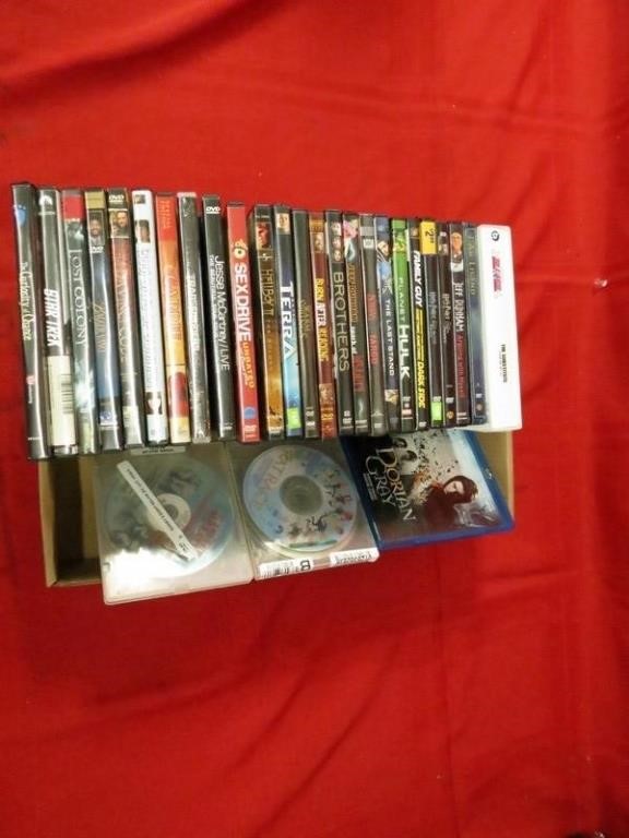 DVD movies.