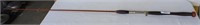Vintage Split Bamboo Fishing Rod w/ Wood Handle
