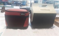 Igloo insulated lunchbox and Lunchmate cooler