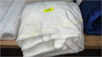 Plush Blanket, White
