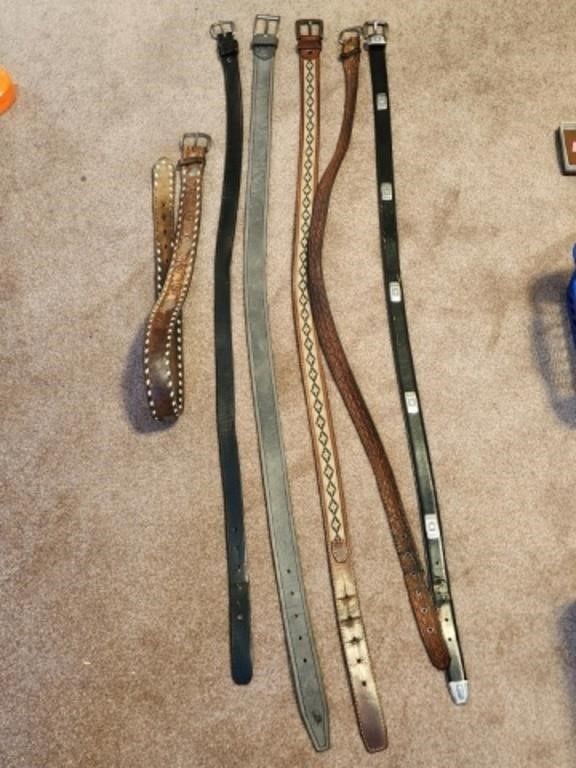 Estate Lot of Belts