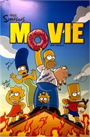 Autograph Simpsons Movie Poster