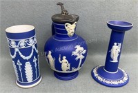 3 Pieces Wedgewood, Pitcher is Damaged