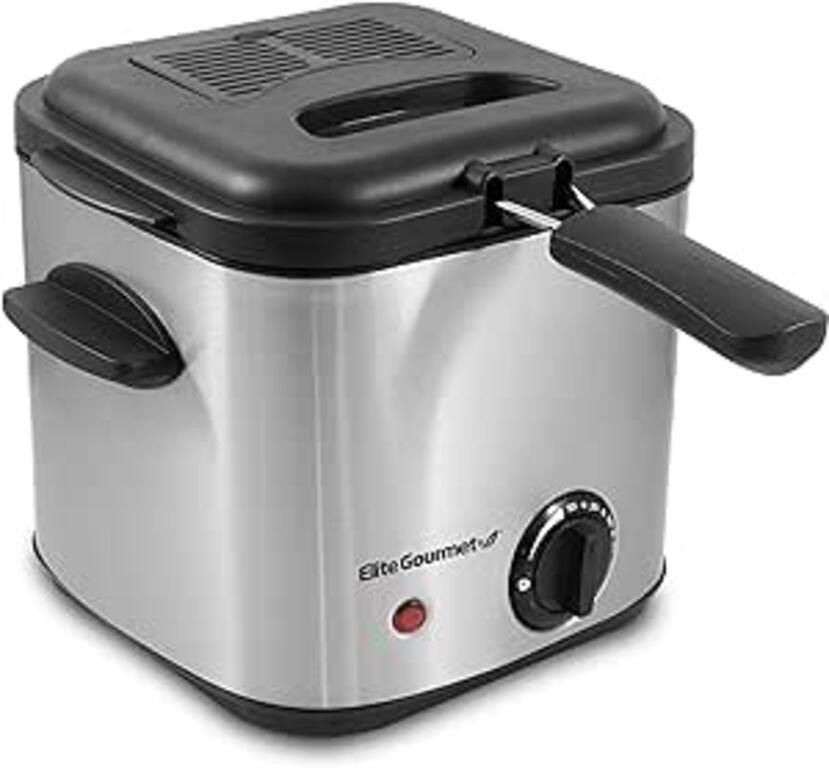 Elite Gourmet 1.5 Qt Capacity Deep Fryer