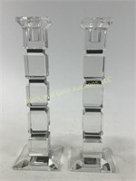 Lead Crystal candle holders