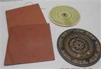 2 SEXTON'S OMNIMTRE & MEXICO COPPER PLATE 8"D