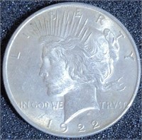 1922 - PEACE SILVER DOLLAR (V47)