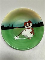 Vtg. Royal Bayreuth Girl with Dog Sm. Bowl