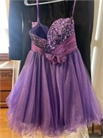 Size extra small lavender prom dress